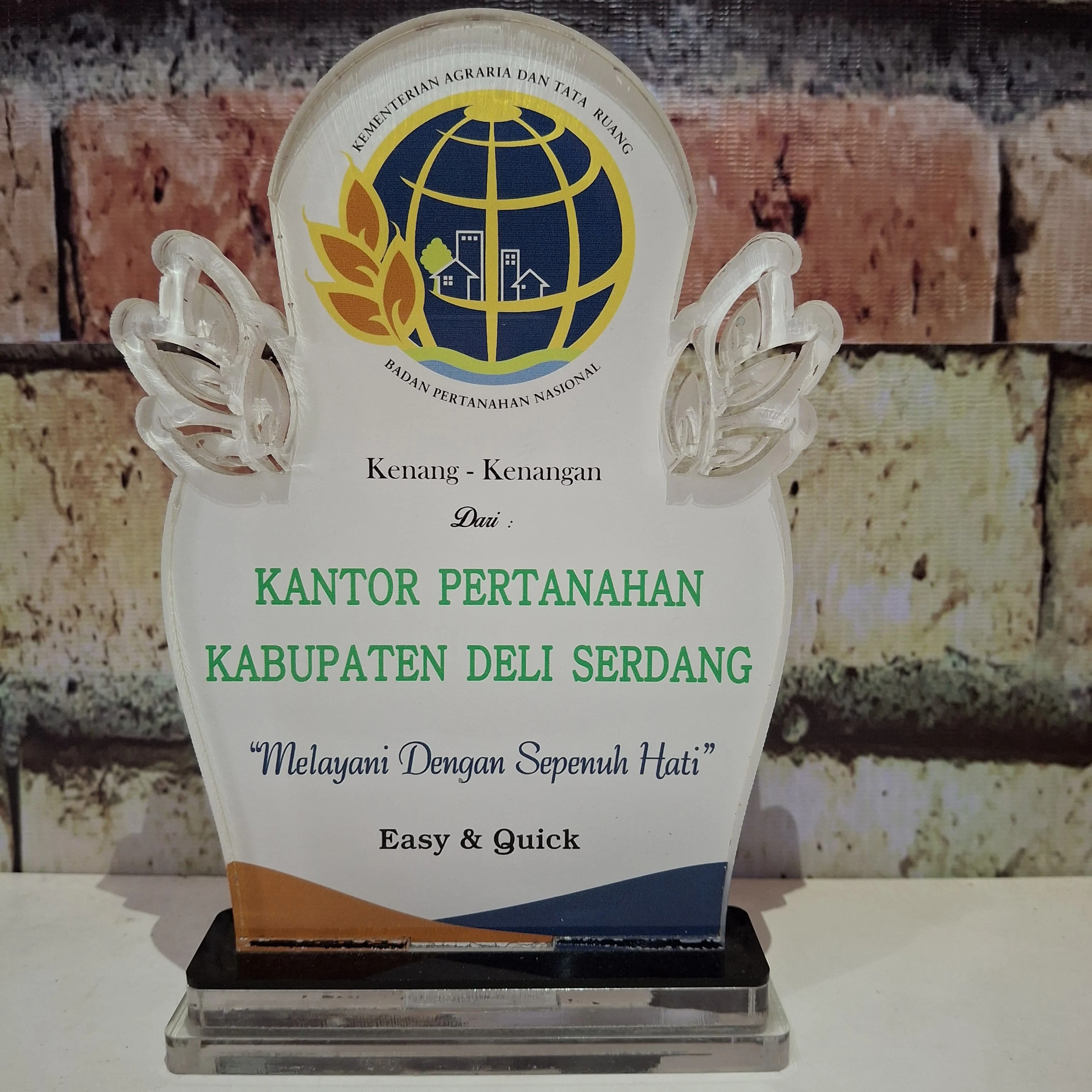 Plaque/Plakat Kantor Pertahanan